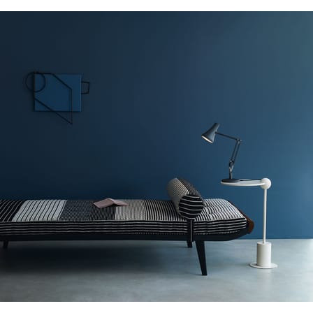 Lampe de table 90 Mini Mini LED métal bleu gris / Branchement secteur ou USB - Anglepoise