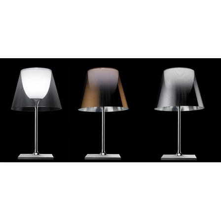Lampe de table K Tribe T1 métal plastique gris / H 56 cm - Flos