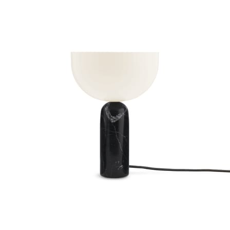 Lampe de table Kizu Small marbre noir / Base marbre - H 35 cm - NEW WORKS