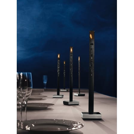 Lampe de table My New Flame plastique rouge / Bougie LED - 40 cm / Version USB - Ingo Maurer
