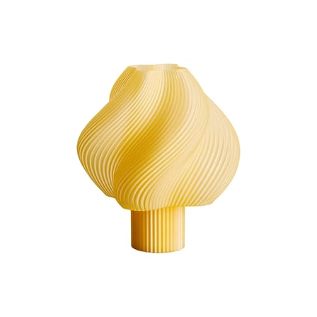 Lampe sans fil rechargeable Soft Serve jaune - CRÈME ATELIER