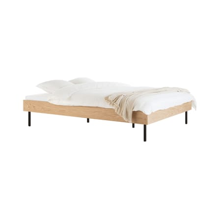 Lit double Streiko / Pour matelas 140 x 200 cm - Sommier inclus - NOO.MA