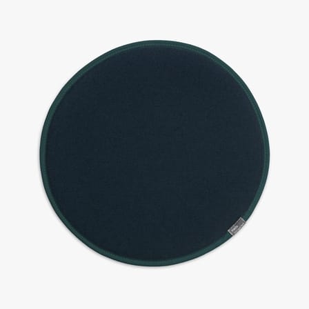 Sitzkissen Seat Dots textil blau grün / Ø 38 cm - Wendedecke - Vitra