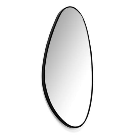 Specchio murale D metallo nero / 49 x 23 cm - Serax