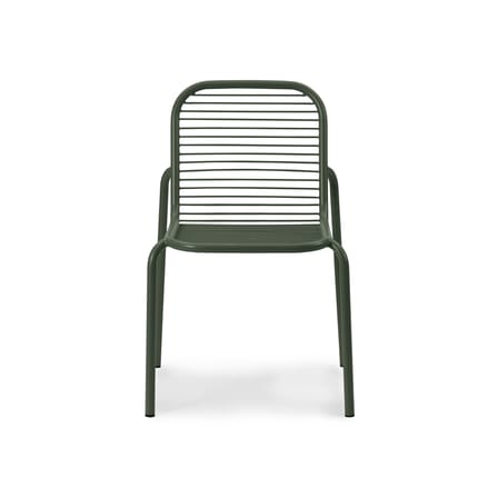 Vig Stacking chair metal green - Normann Copenhagen