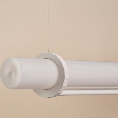 Suspension In Fine LED verre / L 105 cm - DCW éditions