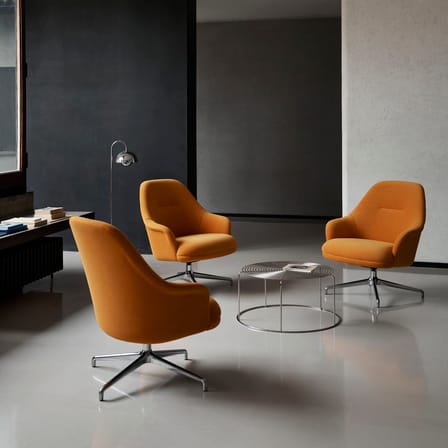 Table basse Wire VP17 métal / Ø 74 cm - Sans plateau - &tradition