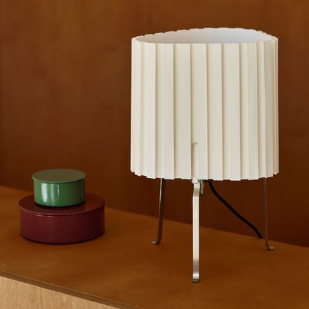 Canelé Table lamp textile white - Hay