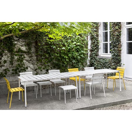 Table rectangulaire Aligned métal blanc / By Maarten Baas - 170 x 85 cm / Aluminium - valerie objects