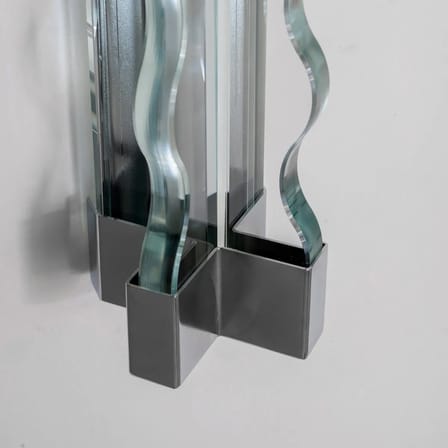 Applique Frenesi LED verre transparent / H 74 cm - Fontana Arte