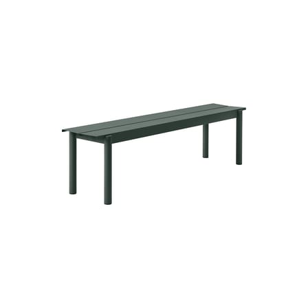 Banc Linear métal vert / L 170 cm - Muuto