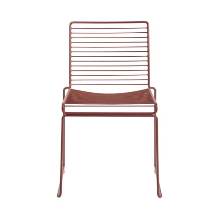 Chaise empilable Hee métal orange - Hay