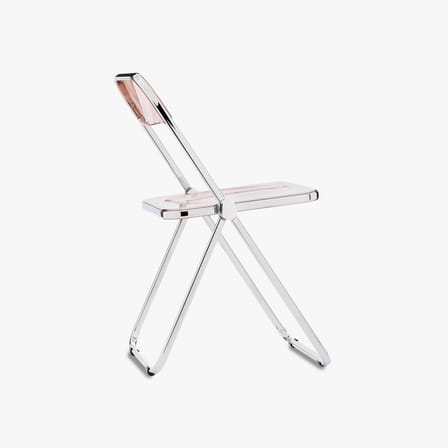 Chaise pliante Plia plastique rose / Giancarlo Piretti, 1967 - ANONIMA CASTELLI