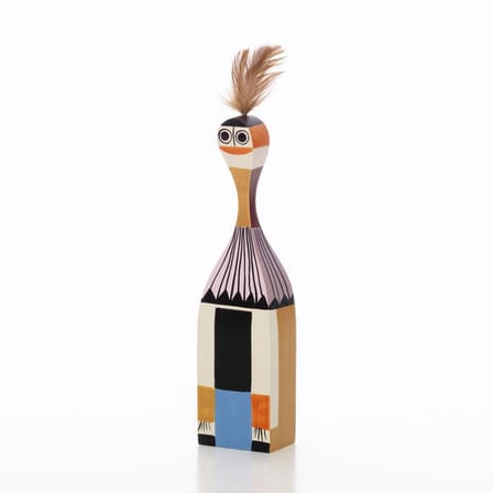 Décoration Wooden Dolls - No. 1 bois multicolore / By Alexander Girard, 1952 - Vitra