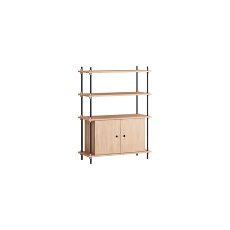 Étagère Shelving System – s.115.1.B bois naturel / L 85 x H 115 x Prof. 35 cm - MOEBE