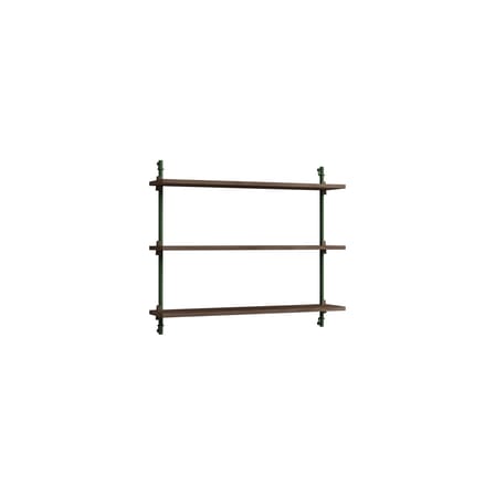 Étagère Wall Shelving – ws.65.1 bois marron / L 85 x H 65 cm x Prof. 17,5 cm - MOEBE