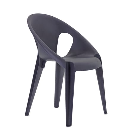 Fauteuil empilable Bell plastique bleu / Polypropylène recyclé (éco-conçu) - Konstantin Grcic, 2020 - Magis