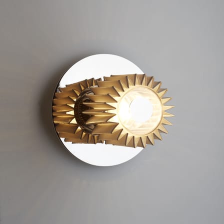 Wandleuchte In the sun Small gold silber metall / Deckenleuchte - Ø 19 cm - DCW éditions
