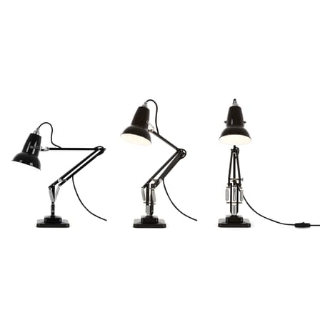 Lampe de table Original 1227 Mini métal noir / 2 bras articulés - H max 50 cm /Réédition 1930' / Seconde vie - Anglepoise