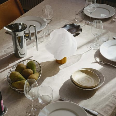 Lampe sans fil rechargeable Soft Serve jaune - CRÈME ATELIER