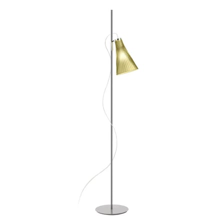 Lampadaire K-lux plastique vert / H 165 cm - Abat-jour réglable en hauteur - Kartell