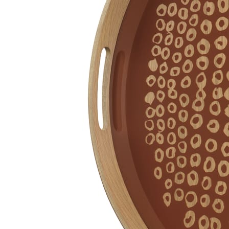 Piano/vassoio Second Nature legno marrone / Ø 48 cm - Ethnicraft
