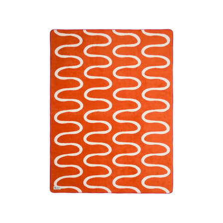 Plaid Swirl orange / 150 x 200 cm - NOO.MA