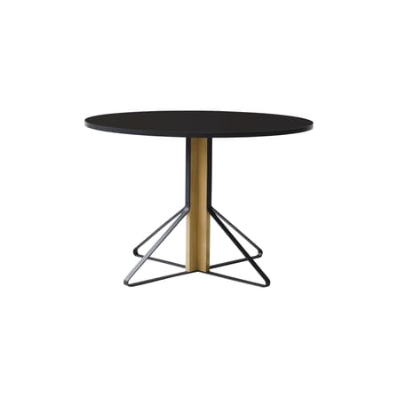 Runder Tisch Kaari holz schwarz / Ø 110 cm - HPL / Bouroullec, 2015 - ARTEK