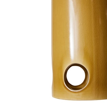 Suspension Ceramic céramique jaune / Ø 15 x H 29.5 cm - HK LIVING