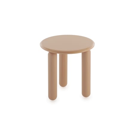 Table basse Undique Mas bois beige / Ø 48 x H 51 cm - Patricia Urquiola, 2023 - Kartell