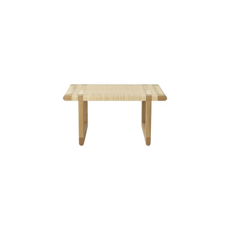 Panca Table Bench fibre legno naturale / Tavolo basso - 69 x 46 cm / Børge Mogensen, 1958 - CARL HANSEN & SON