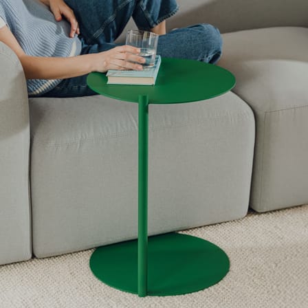 Table d'appoint Ande métal vert / Ø 40 x H 55 cm - NOO.MA
