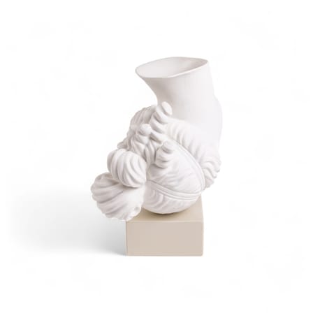 Amor Volat Vase ceramic white / H 30 cm - Seletti
