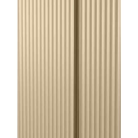 Armoire Sill bois beige / L 70 x H 200 cm - MDF rainuré - Ferm Living