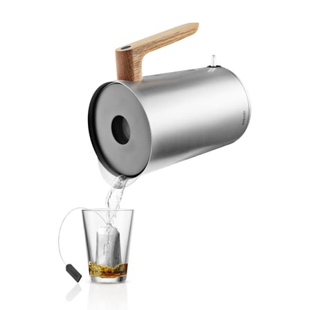 Bouilloire électrique Nordic Kitchen bois métal bois naturel / 1,5 L - Acier & chêne - Eva Trio