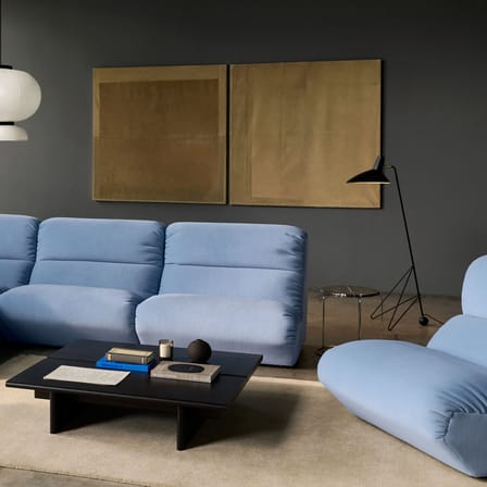 Canapé droit Hi Lo - Configuration B / 3 places - L 330 cm - Modulable - &tradition