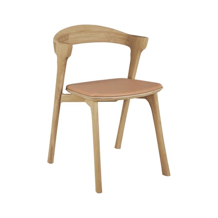 Chaise Bok Indoor bois naturel / Assise cuir - Ethnicraft
