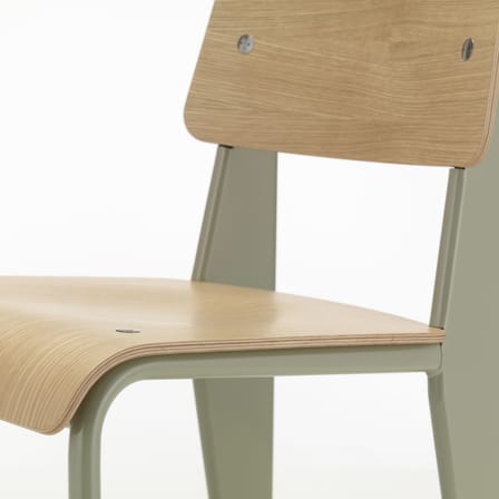 Chaise Standard gris bois naturel / Jean prouvé, 1934 - Vitra