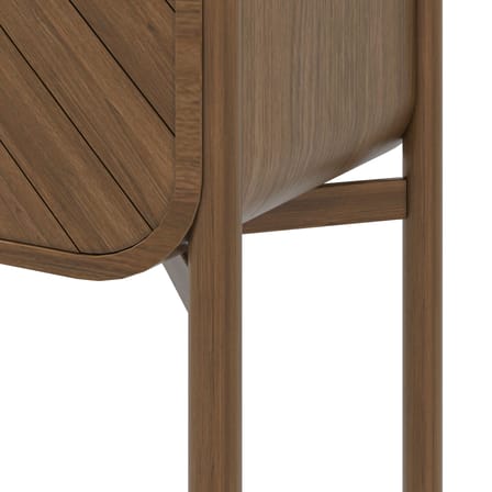 Console Marius chêne teinté / Avec tiroir - L 100 cm - Hartô