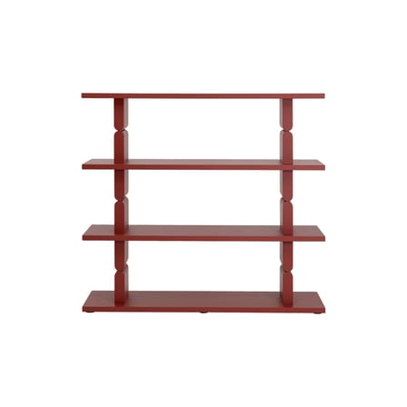 Étagère Coloured Wood Noon bois rouge / L 118 x H 107 cm - NOBODINOZ