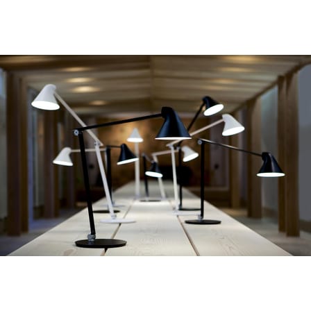 Lampe de table NJP métal noir / LED - Bras articulé - Louis Poulsen