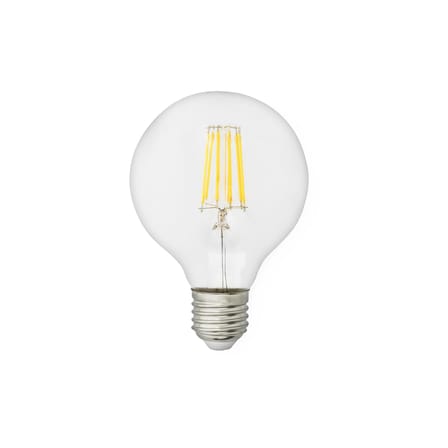 LED-Glühbirne E27 Globe G80 glas transparent Clear / 8 W (= 60 W) - Normann Copenhagen