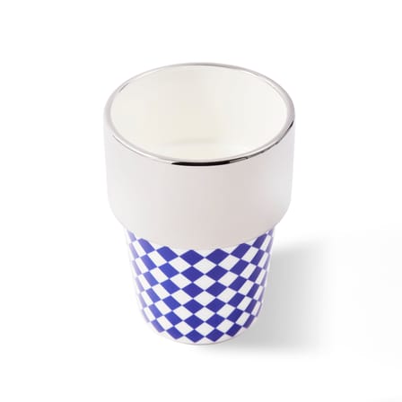 Mug Aunty céramique bleu / Set 4 - 300 ml - POLSPOTTEN