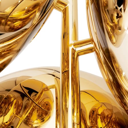 Melt Chandelier Pendant plastic material gold / Small - LED / Ø 98 x H 103 cm - Tom Dixon