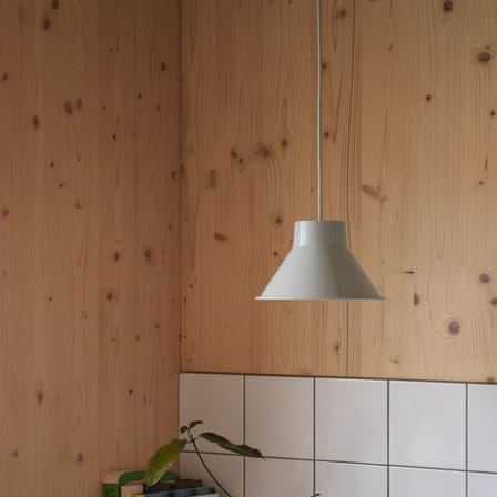 Pendelleuchte Top metall grau / Ø 21 x H 13 cm - Stahl - Muuto