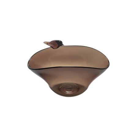 Coupe Perch verre marron / 31 x 31 cm - Serax