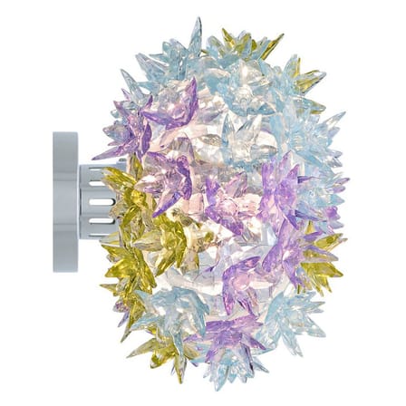 Applique Bloom plastique violet / Plafonier - Ø 28 cm - Kartell