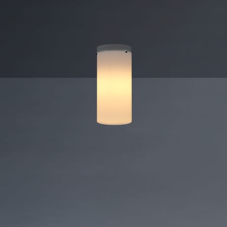 Plafonnier Tobo Porcelaine C215 céramique blanc / Ø 10 x H 21,5 cm - DCW éditions