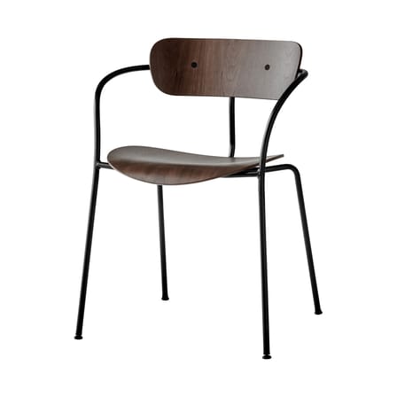 Poltrona impilabile Pavilion AV2 legno naturale / Legno laccato - &tradition