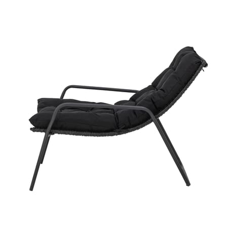 Set fauteuil & repose-pieds Boel / Tressage corde - Coussin inclus - Bloomingville